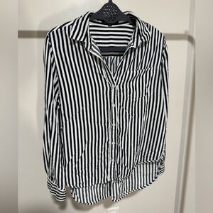 Velvet Heart Monochrome Striped Shirt